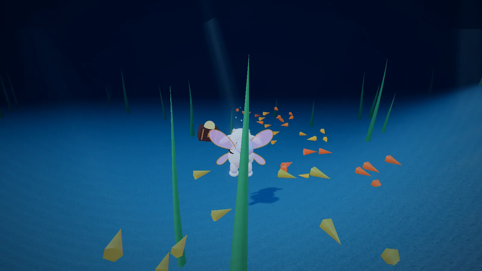 Dive to the sea floor